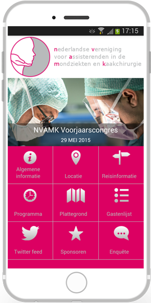 Een foto van de N.V.A.M.K. event website